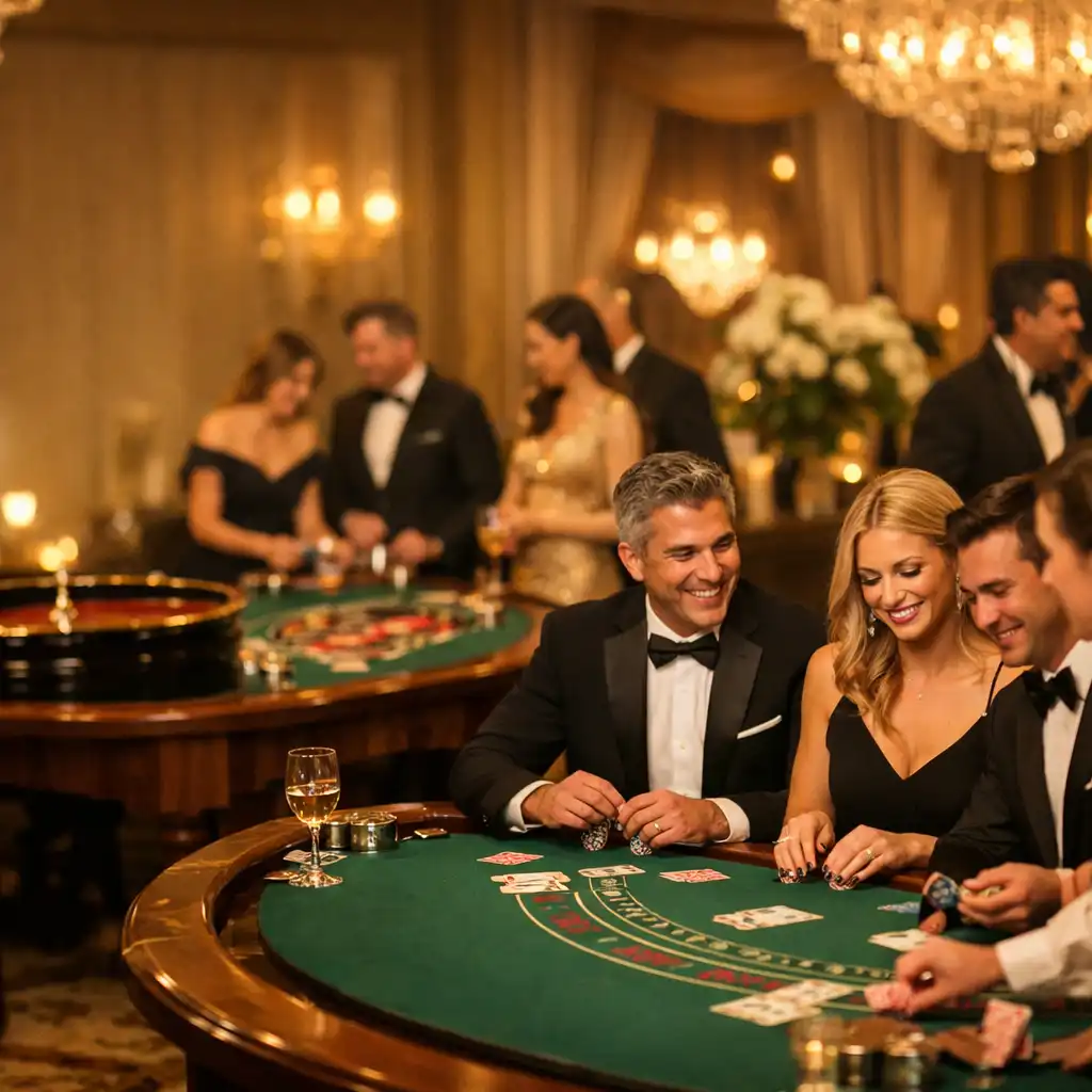 Elegancki event firmowy z kasynem